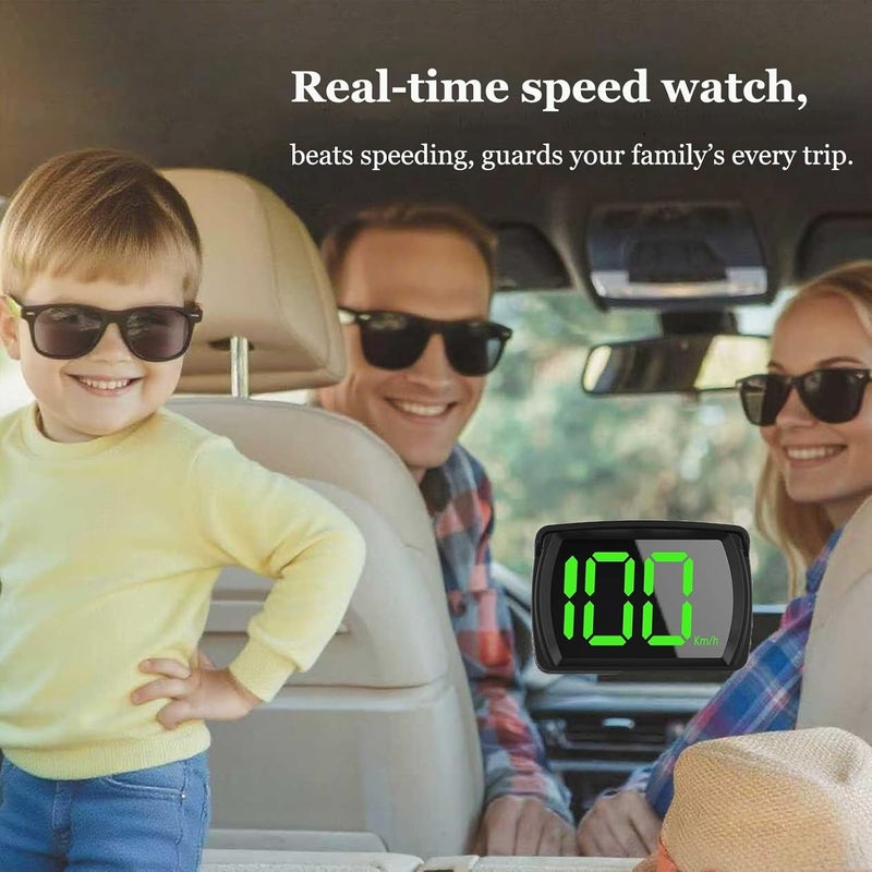 LAGWIUY Digital GPS Speedometer MPH, Heads Up Display with Large LED Font, Golf Cart Universal HUD Speed Meter for Car, Truck, Motorcycle - Image 5